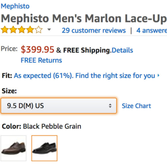 Mephisto Marlon Derby Oxford Men's Shoes 9.5 - Picture 2 of 8